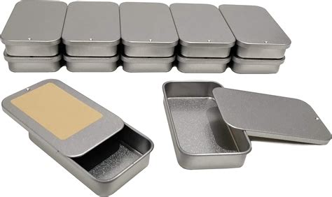 metal box with lips|Amazon.com: Slide Top Tin.